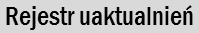 Rejestr uaktualnie�